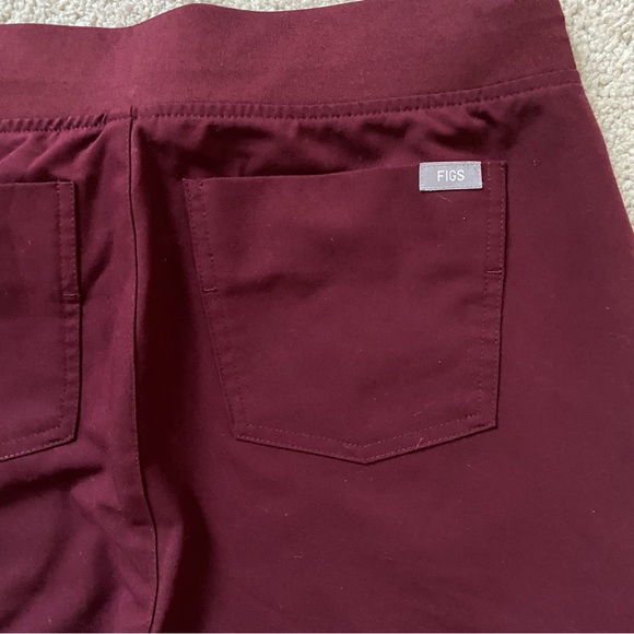 Zamora Jogger Scrub Pants Burgundy sz S. Like new - Picture 8 of 10
